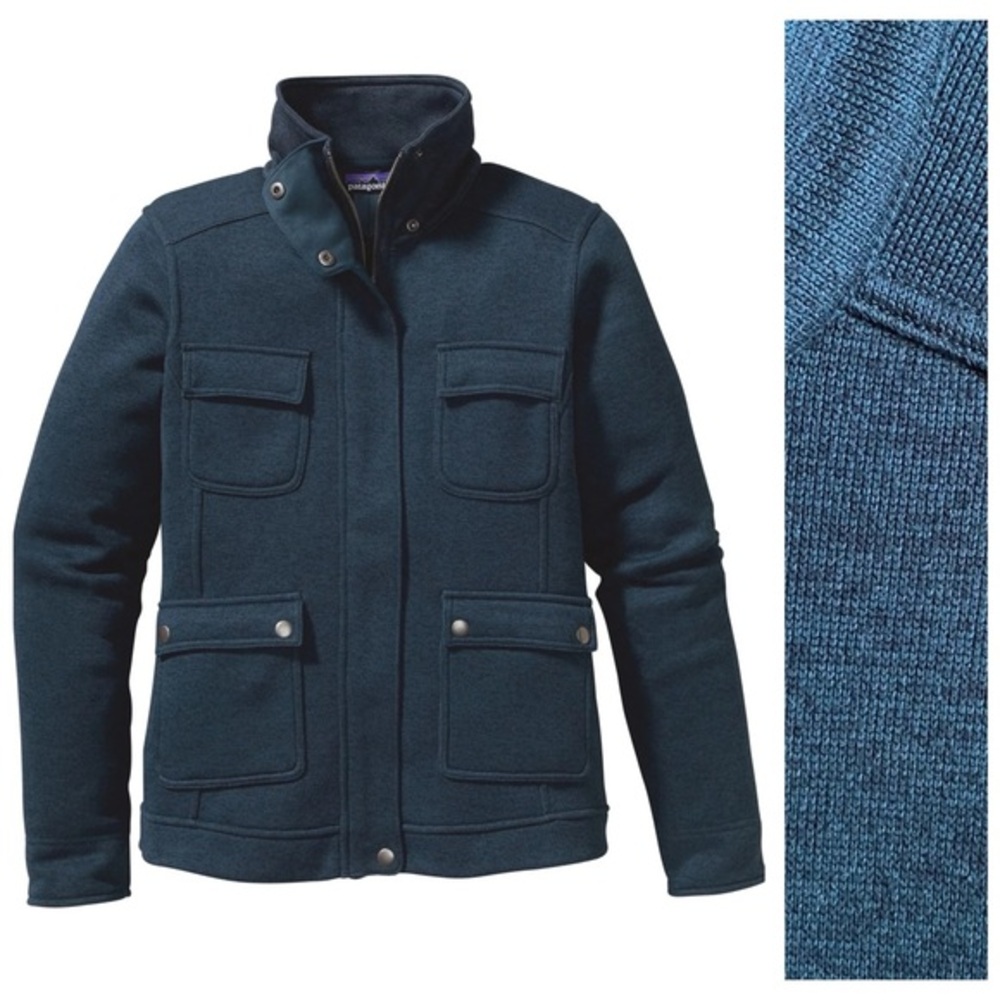 Patagonia Teal Blue Better Sweater Pocket Jacket XS